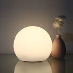 Modern Glass Cordless Table Lamp With Solar and USB Charging — Ashbury Home & Living