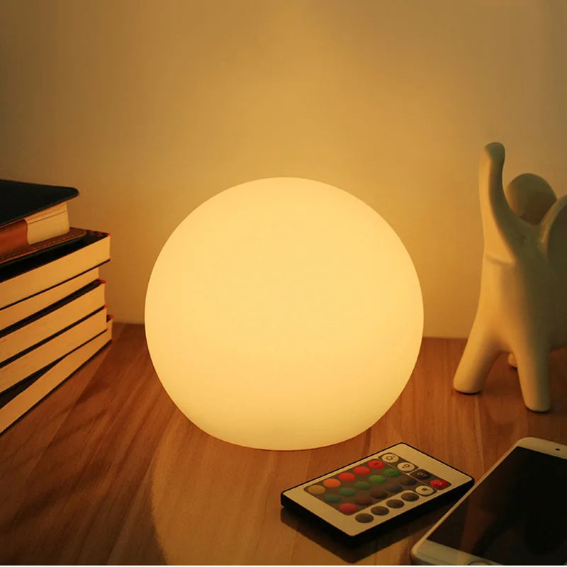 Modern Glass Cordless Table Lamp With Solar and USB Charging — Ashbury Home & Living