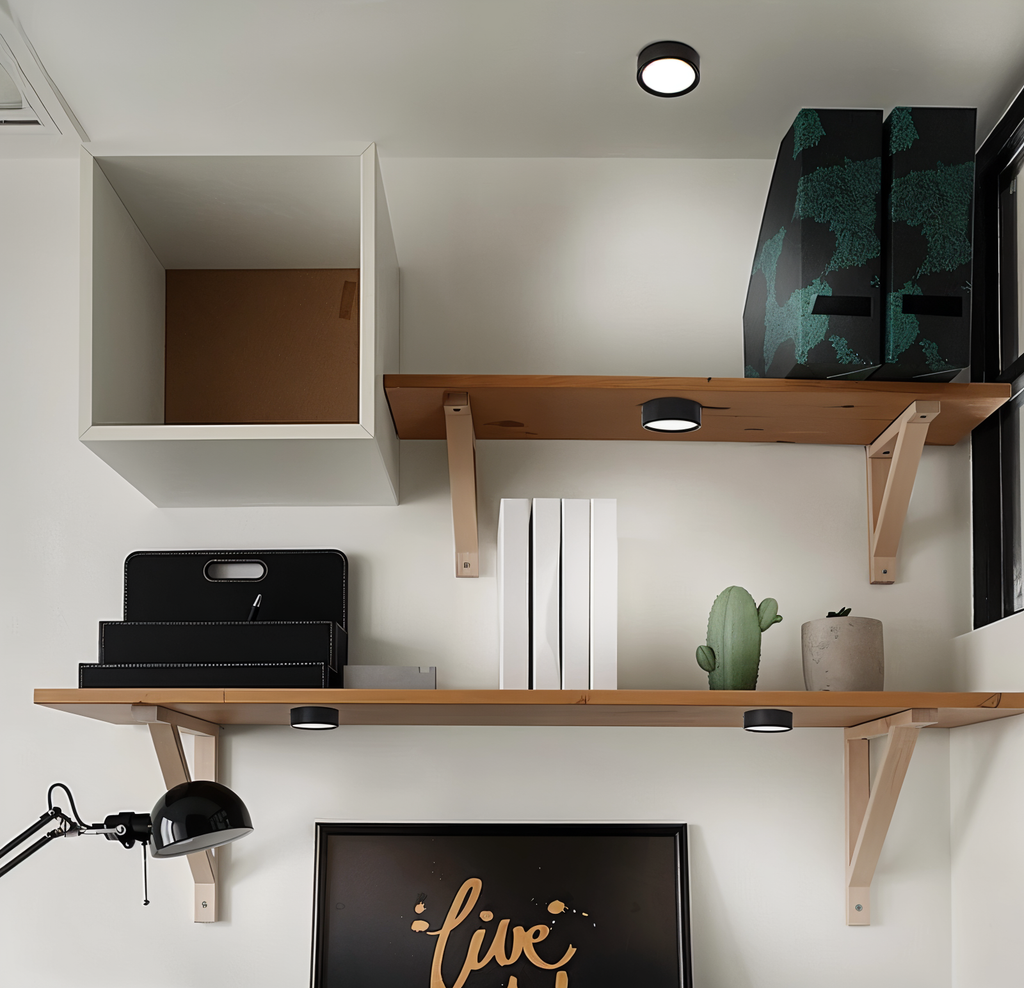 Modern Iron Flush Mount Ceiling Light — Ashbury Home & Living