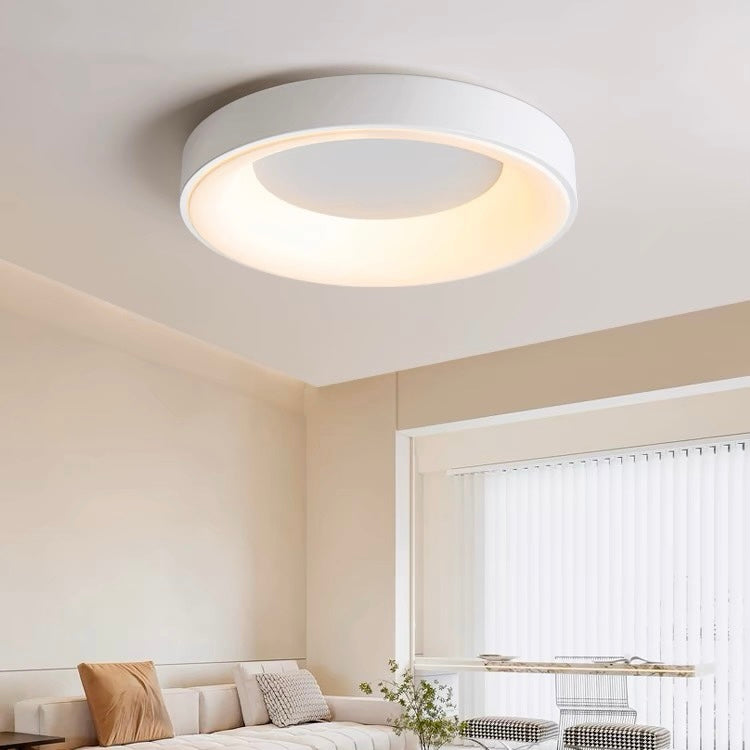 Round Flush Mount Ceiling Light with Diffuser