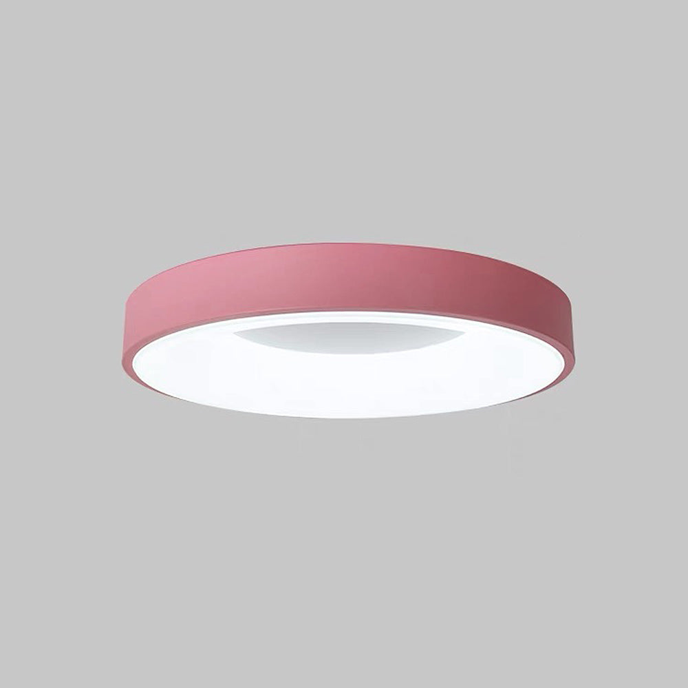 Round Flush Mount Ceiling Light with Diffuser