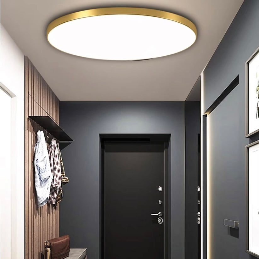 Minimalist Round LED Ceiling Light With Flush Mount Design