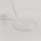 Minimalist Curved Arc floor lamp With Slim Light Bar