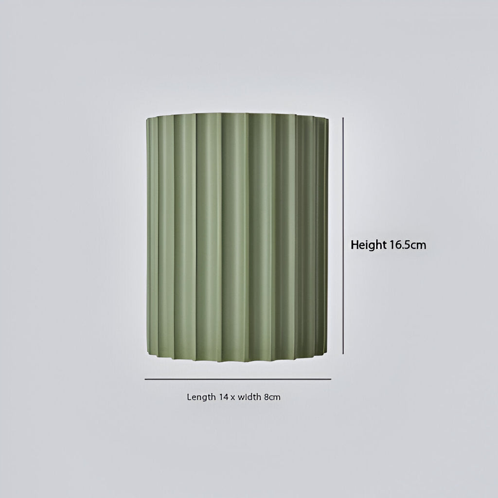 Nordic Resin Plaster Shade Wall Light With Up And Down Glow