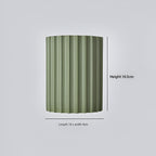 Nordic Resin Plaster Shade Wall Light With Up And Down Glow