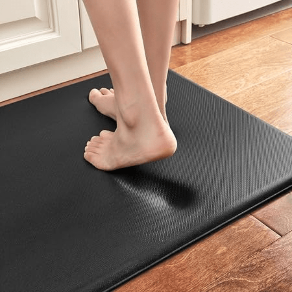 Anti-Fatigue Kitchen Mat Ergonomic Cushioned Standing Mat Non-Slip Water and Dirt Repellent PU Kitchen Floor Runner Machine Washable