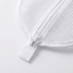 Self Standing Toiletry Bag Water Resistant Mesh Travel Wash Bag with Elastic Holders and Front Pocket Upright Toothbrush Pouch for Travel