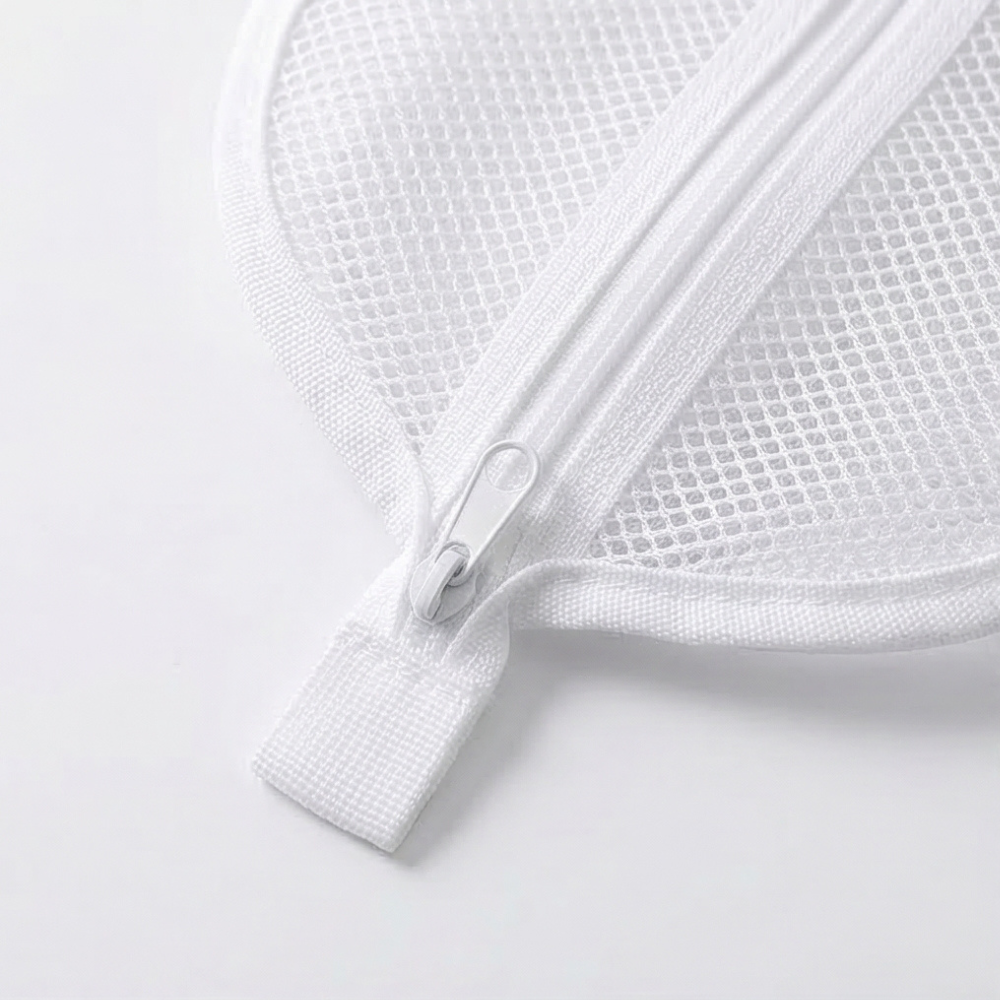 Self Standing Toiletry Bag Water Resistant Mesh Travel Wash Bag with Elastic Holders and Front Pocket Upright Toothbrush Pouch for Travel
