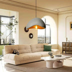 Japandi Cloud Pendant Light With Textured Polystyrene Shade