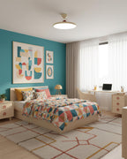 Floating Disc Ceiling Light With Offset Canopy