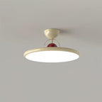 Floating Disc Ceiling Light With Offset Canopy