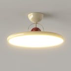 Floating Disc Ceiling Light With Offset Canopy