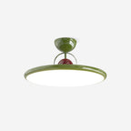 Floating Disc Ceiling Light With Offset Canopy