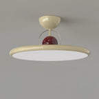 Floating Disc Ceiling Light With Offset Canopy