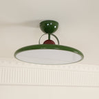 Floating Disc Ceiling Light With Offset Canopy