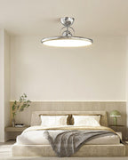 Floating Disc Ceiling Light With Offset Canopy