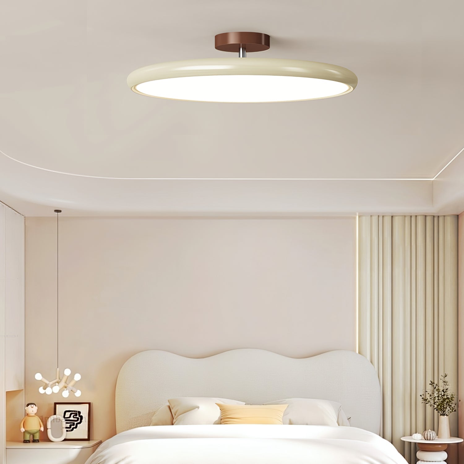 Adjustable Disc Ceiling Light With Low Profile Mount