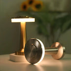 Cordless Table Lamp Rechargeable LED Retro Metal Mushroom Lamp Dimmable with Adjustable Colour Temperature for Restaurant | Dining Table and Bedside