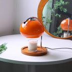 Candle Warmer Table Lamp With Glass Dome Shade