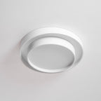 Modern Flush Mount Ceiling Light With Floating Ring Diffuser