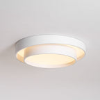 Modern Flush Mount Ceiling Light With Floating Ring Diffuser