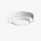 Modern Flush Mount Ceiling Light With Floating Ring Diffuser