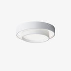 Modern Flush Mount Ceiling Light With Floating Ring Diffuser