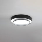 Modern Flush Mount Ceiling Light With Floating Ring Diffuser