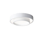 Modern Flush Mount Ceiling Light With Floating Ring Diffuser