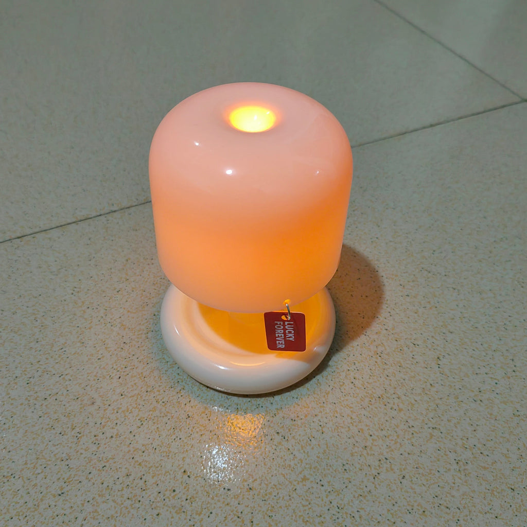 Mini Mushroom Table Lamp With Rounded Base