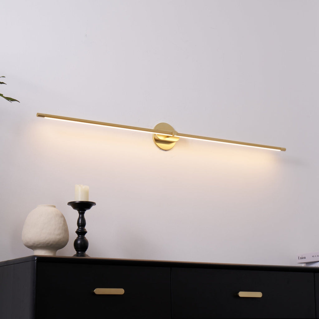 Minimalist Linear Adjustable Wall Light For Picture And Mirror