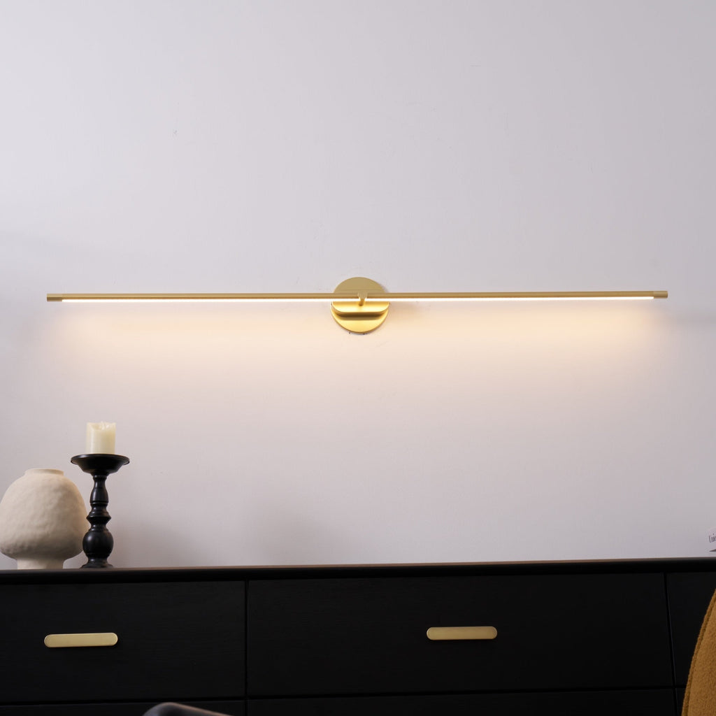 Minimalist Linear Adjustable Wall Light For Picture And Mirror
