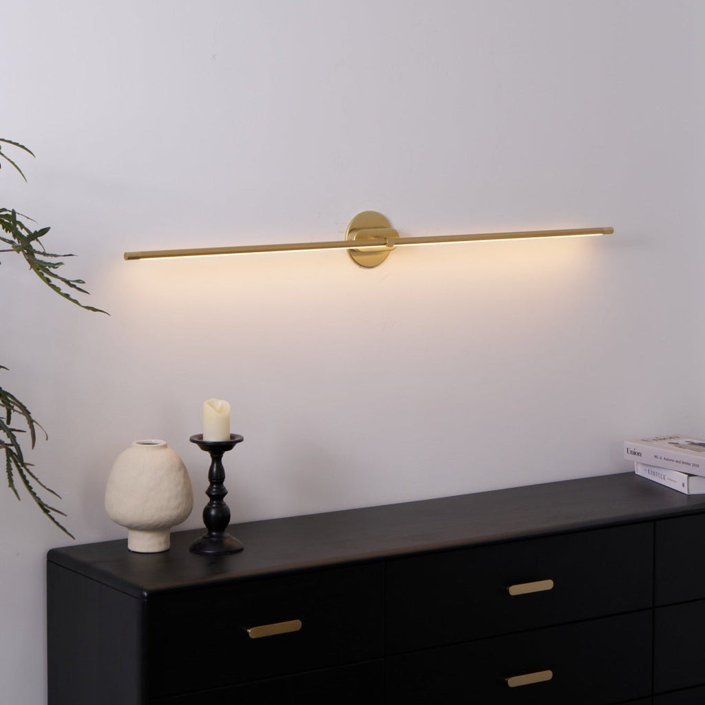 Minimalist Linear Adjustable Wall Light For Picture And Mirror