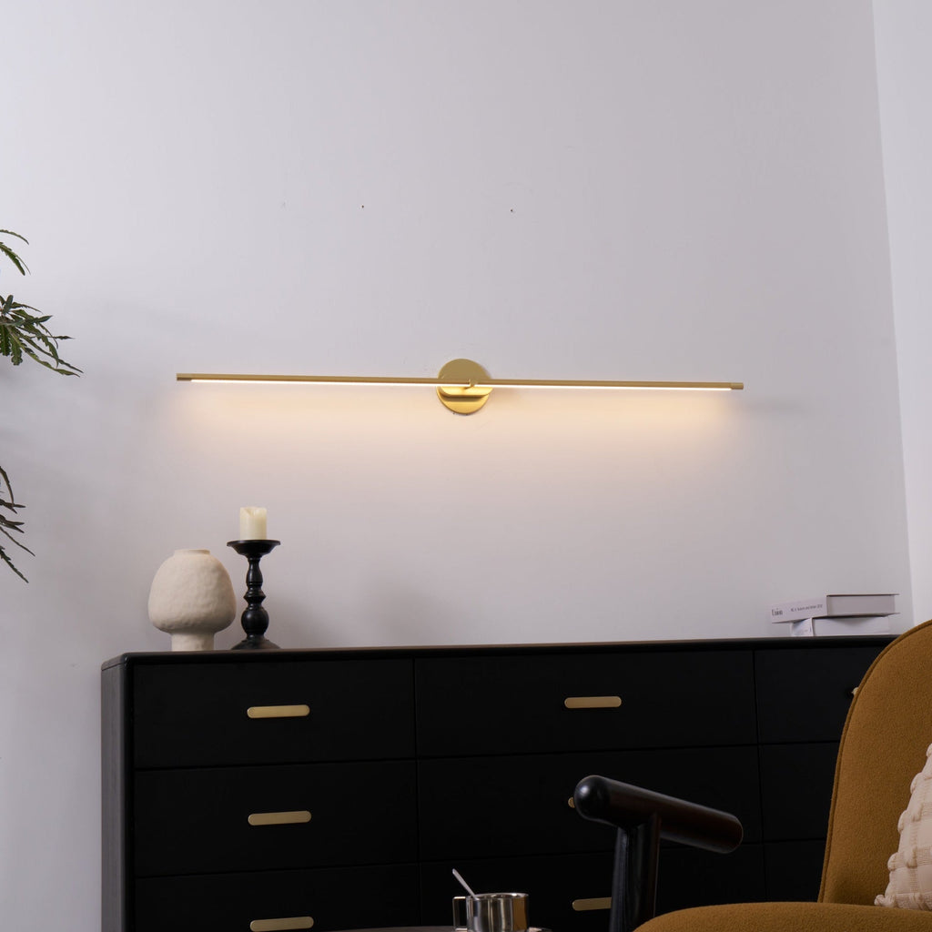 Minimalist Linear Adjustable Wall Light For Picture And Mirror