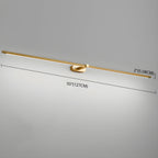 Minimalist Linear Adjustable Wall Light For Picture And Mirror