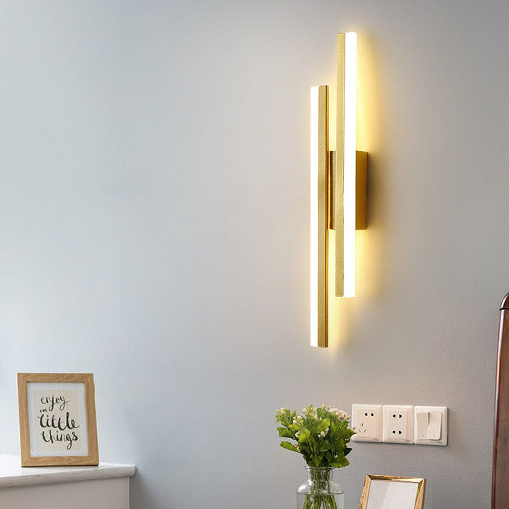 Modern Metal Wall Light With Warm LED Glow — Ashbury Home & Living