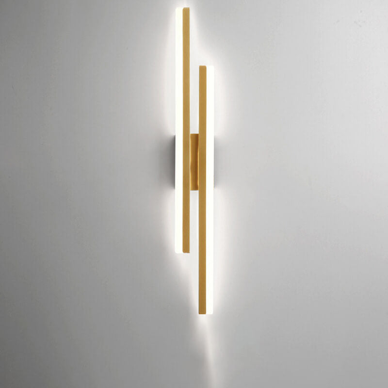 Modern Metal Wall Light With Warm LED Glow — Ashbury Home & Living