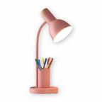 Modern LED Desk Lamp with Pen Holder Adjustable Colour Temperature Iron Reading Lamp for Home Office and Study