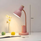 Modern LED Desk Lamp with Pen Holder Adjustable Colour Temperature Iron Reading Lamp for Home Office and Study
