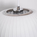 Ribbed Oval Wall Sconce With Pull Chain And Curved Arm