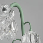Lily-Inspired Crystal Blossom Table Lamp With Multi-Light Stem