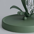 Lily-Inspired Crystal Blossom Table Lamp With Multi-Light Stem