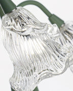 Lily-Inspired Crystal Blossom Table Lamp With Multi-Light Stem