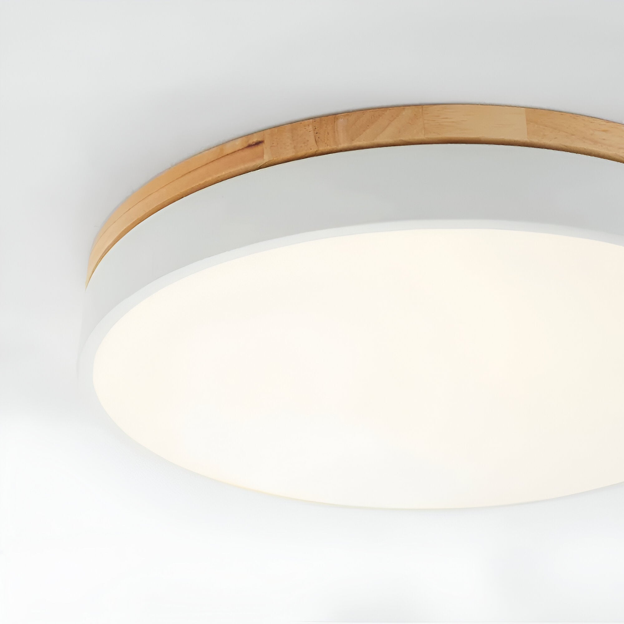 Nordic Round Flush Ceiling Light LED Light With Acrylic Diffuser