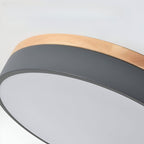 Nordic Round Flush Ceiling Light LED Light With Acrylic Diffuser