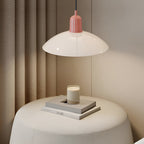 Bauhaus Minimalist Wrought Iron Pendant Light With Dome Shade