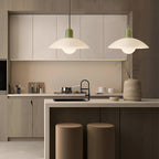 Bauhaus Minimalist Wrought Iron Pendant Light With Dome Shade