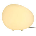 Modern Glass Solar Table Lamp for Living Room in 22 cm (L) x 18 cm (W) x 12 cm (H) — Ashbury Home & Living