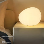 Modern Glass Solar Table Lamp for Living Room — Ashbury Home & Living