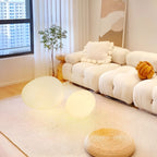 Modern Glass Solar Table Lamp for Living Room — Ashbury Home & Living